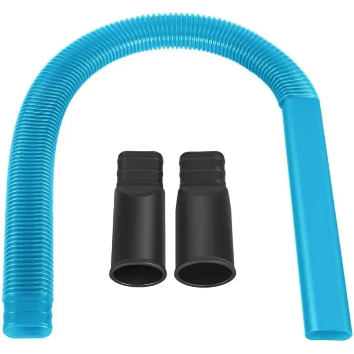 Kit de nettoyage flexible pour conduit d'aspiration de sèche-linge de 80 cm avec adaptateurs de 35 mm et 38 mm