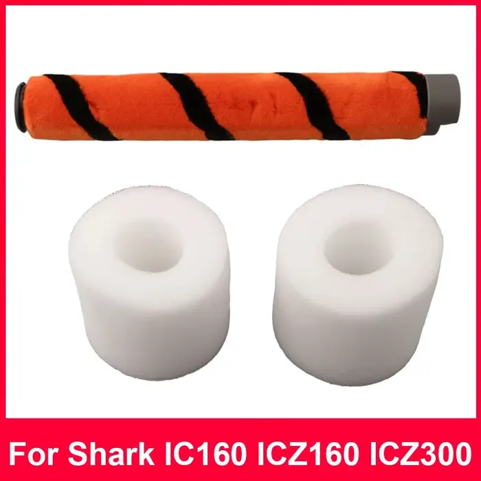 Kit de pré-filtre et brosse à rouleau souple pour aspirateur Shark IC160 ICZ160 ICZ300 Ion P50 (2 fi