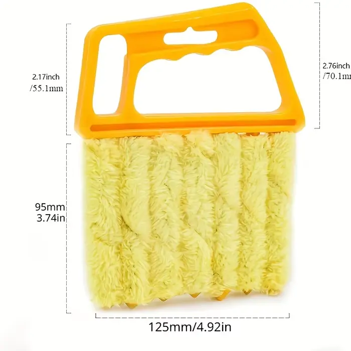 1 nettoyeur de vitres portable en microfibre – collecte facilement la poussière
