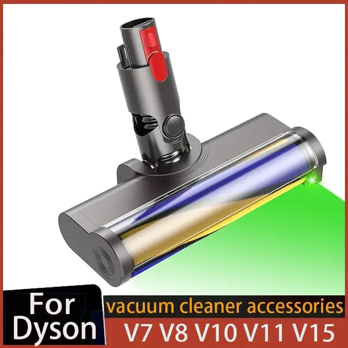 Tête de brosse à rouleau souple pour nettoyeurs sans fil Dyson V7 V8 V10 V11 V15