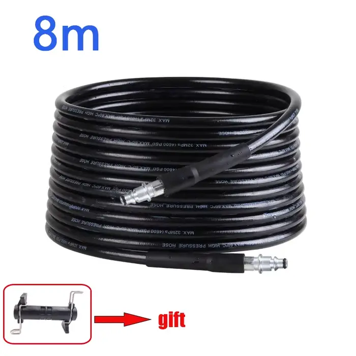 Tuyau de lavage haute pression 8m-20m, tuyau de nettoyage de voiture pour AR/Bosch AQT/UA /Black & D