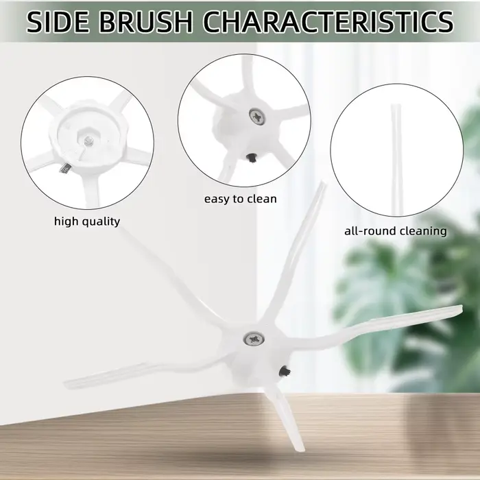 Compatible avec Xiaomi Mi Robot Vacuum Cleaner 1 / 1S SDJQR01RR SDJQR02RR Roborock E2 E3 E4 E5 S4 S4 Max S5 Brosse