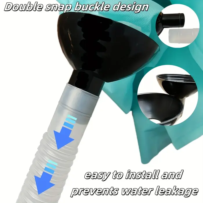 Kit de couverture de nettoyage de climatisation 90cm, sac à eau, ensemble complet d'outils de nettoyage avec tuyau de climatiseur, brosse de nettoyage d'été étanche