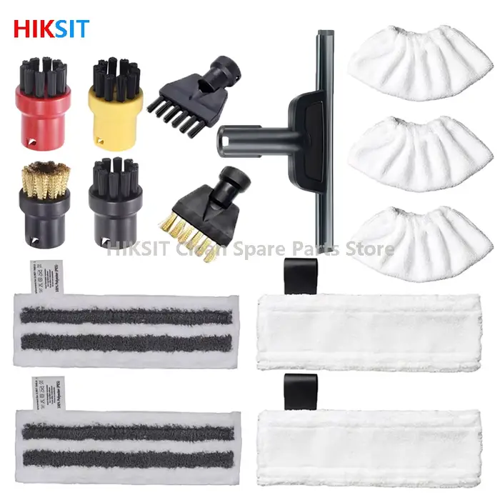 Pour Karcher Easyfix SC2 SC3 SC4 SC5 aspirateur à main microfibre vadrouille à vapeur chiffons brosse tête buse puissante accessoires