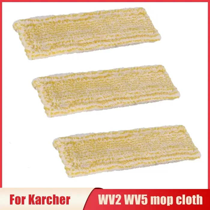 Accessoires en tissu de vadrouille lavable pour aspirateur de fenêtre Karcher WV2 WV5