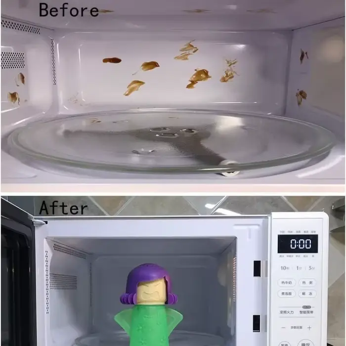 Angry Mom nettoyant à micro-ondes ajouter de l'eau