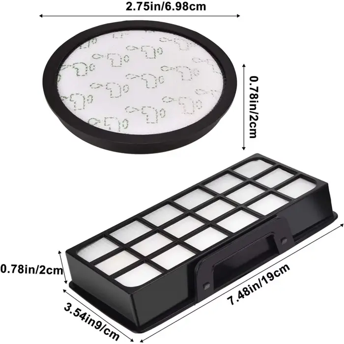 Filtres HEPA pour Rowenta Silence Force Cyclonic 4AAAA (Modèle RO76xx) RO7681EA RO7691EA RO7690EA RO7649EA RO7647EA