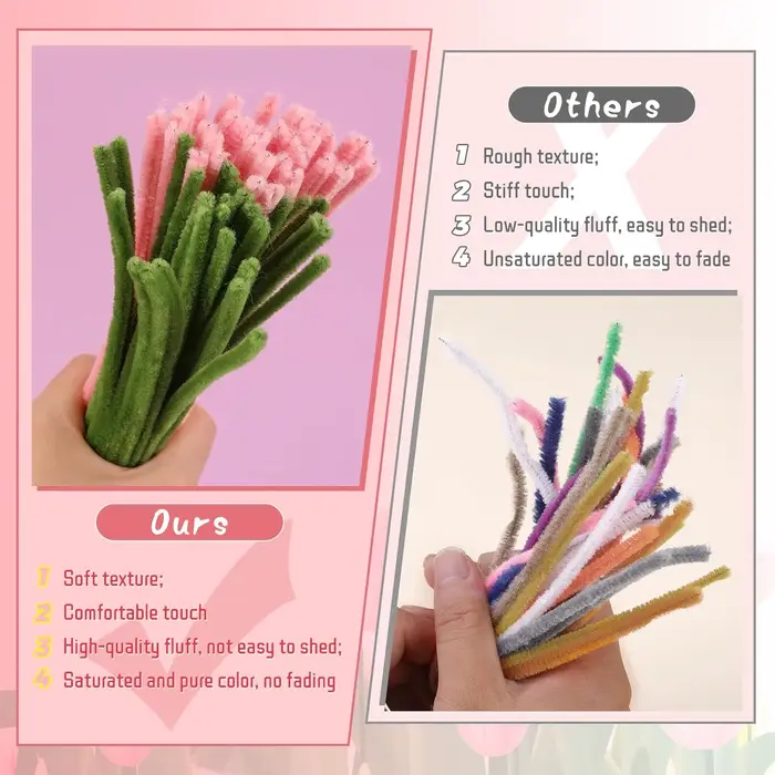 Kit de nettoyage de tuyaux rose