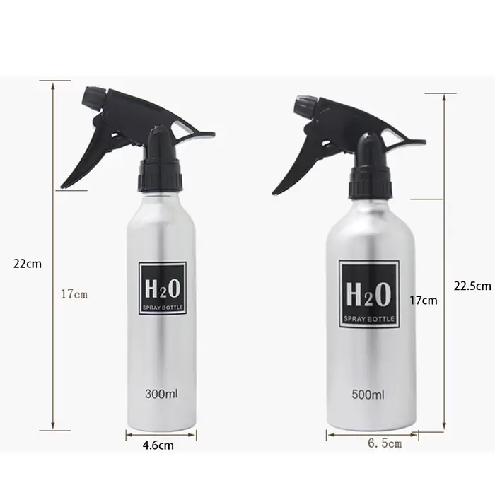 200/300/500ML haute pression continue coiffure vaporisateur bouteille atomiseur Portable conteneur beauté barbier