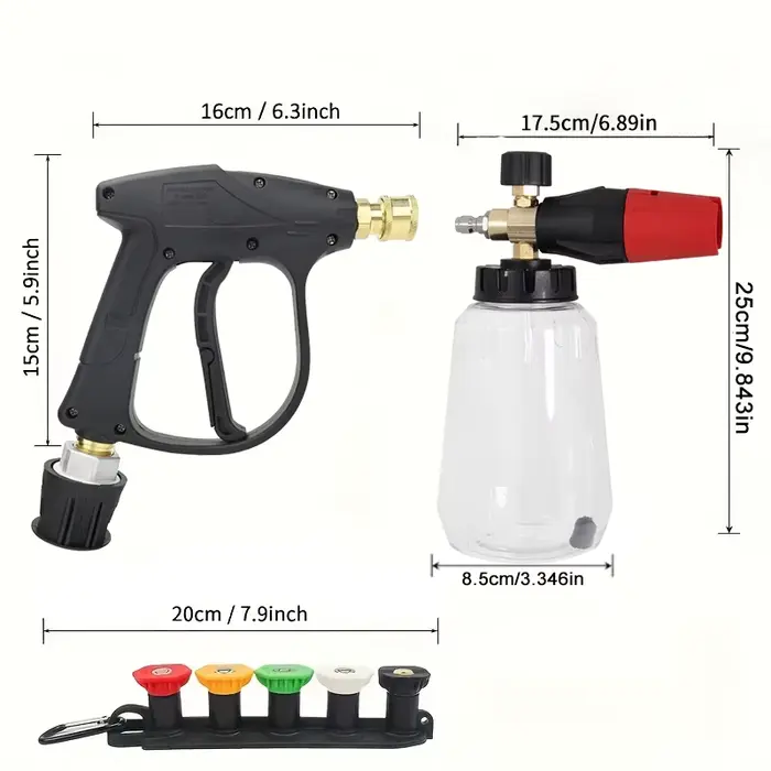 Kit de pistolet de lavage haute pression 2175PSI