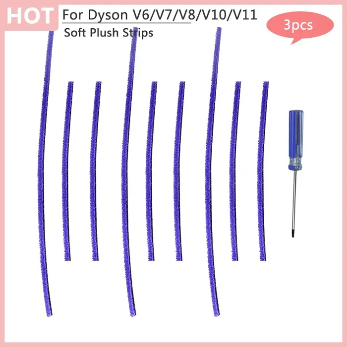 Pour Dyson V6 V7 V8 V10 V11 produits Robot aspirateur brosse de sol tuyau bandes de velours doux accessoires d'appareils