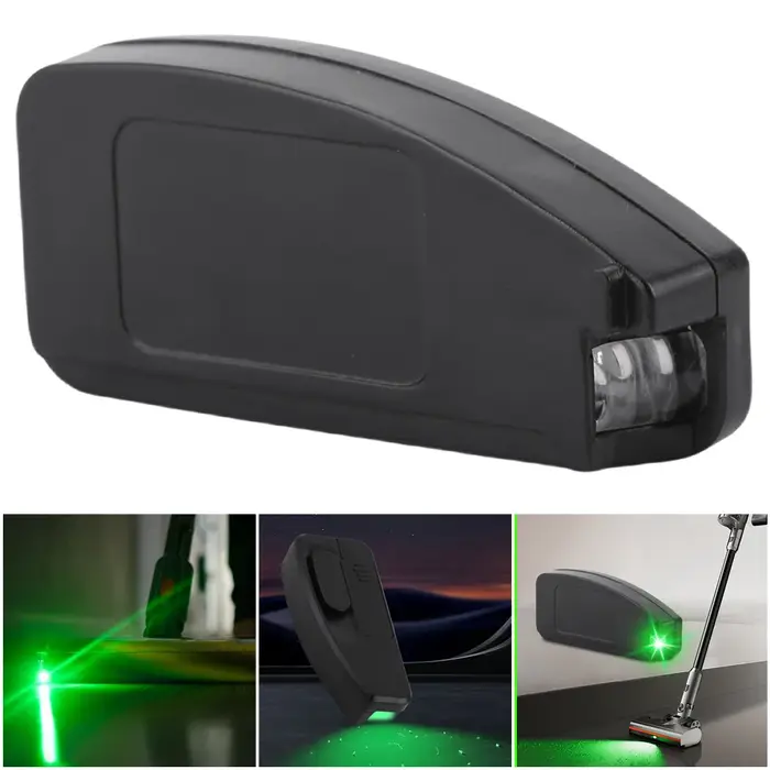 Lampe de nettoyage universelle à LED verte pour aspirateur