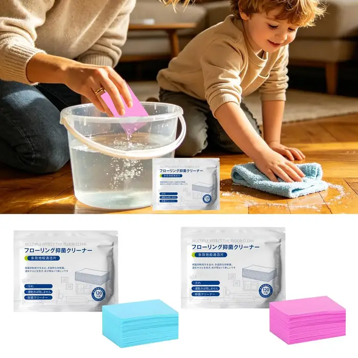 Tablettes de nettoyage de sol multi-surfaces
