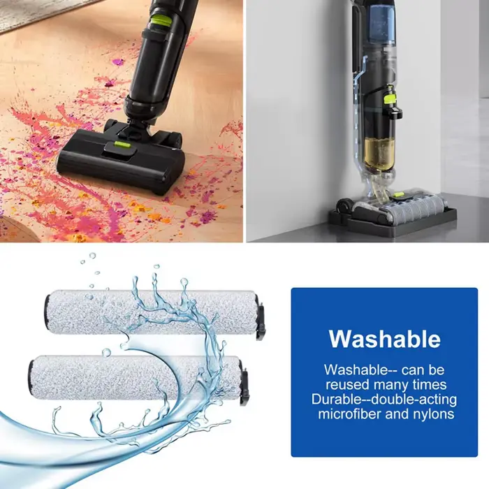 Filtre à rouleau de brosse de remplacement pour accessoires d'aspirateur sec et humide Eureka NEW400