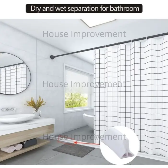 Barrière d'eau de douche pliable