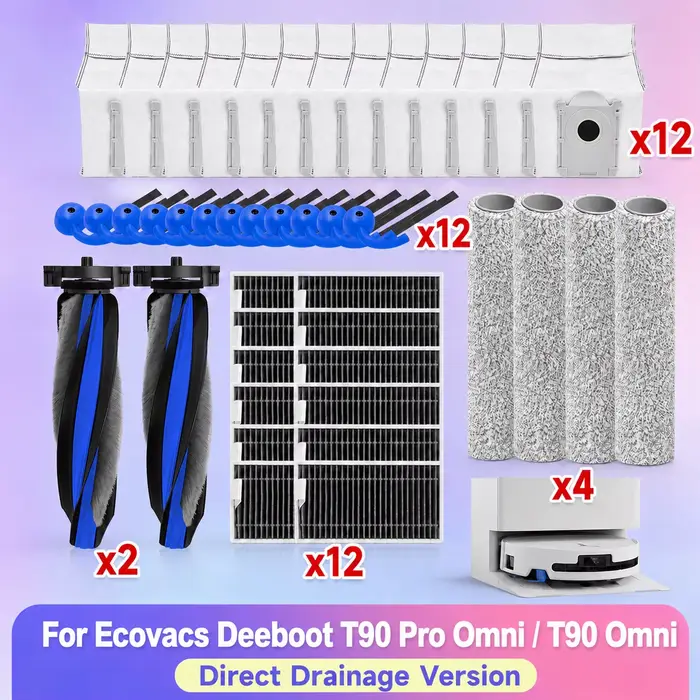 Compatible avec ( Ecovacs Deeboot T90 Pro Omni / T90