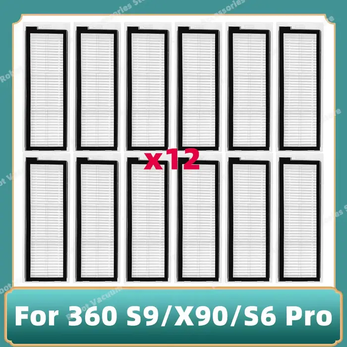 Rouleau de filtre HEPA pour aspirateur robot 360 S9 S6 Pro X90 X95