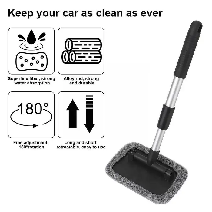 Vadrouille de nettoyage de vitres de voiture