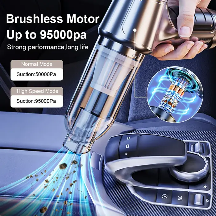 Aspirateur portable sans fil pour voiture et maison