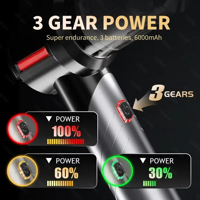 CENRR 998000 PA aspirateur de voiture à main Mini sans fil forte aspiration nettoyeur