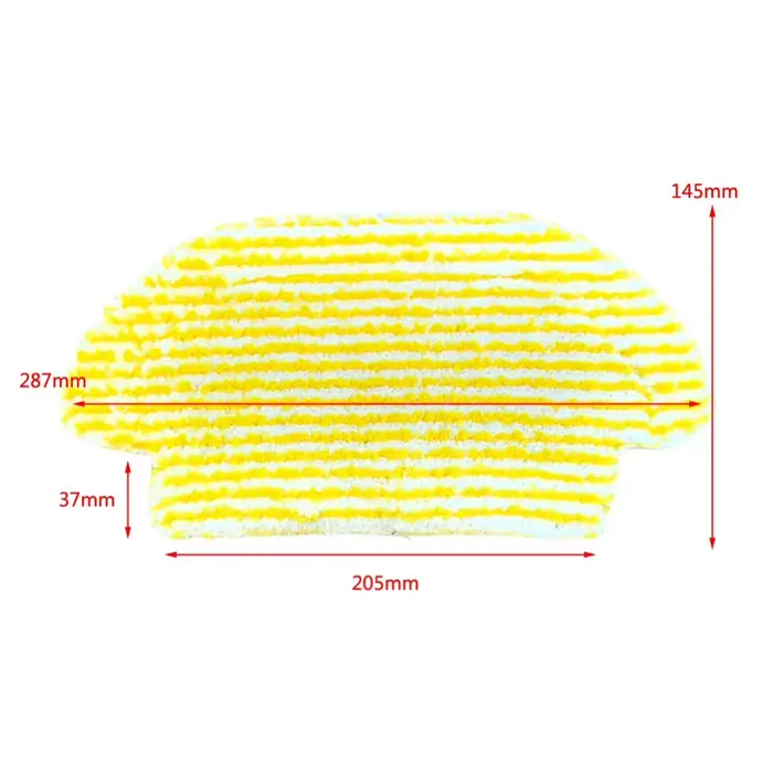Chiffon de vadrouille lavable et réutilisable pour aspirateur Robot Karcher RCV 3 / RV3