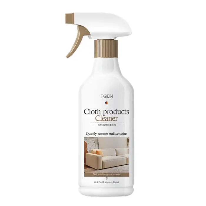 Mousse nettoyante pour canapé Spray de nettoyage à sec tout usage pour tissus 500 ml Nettoyage multi