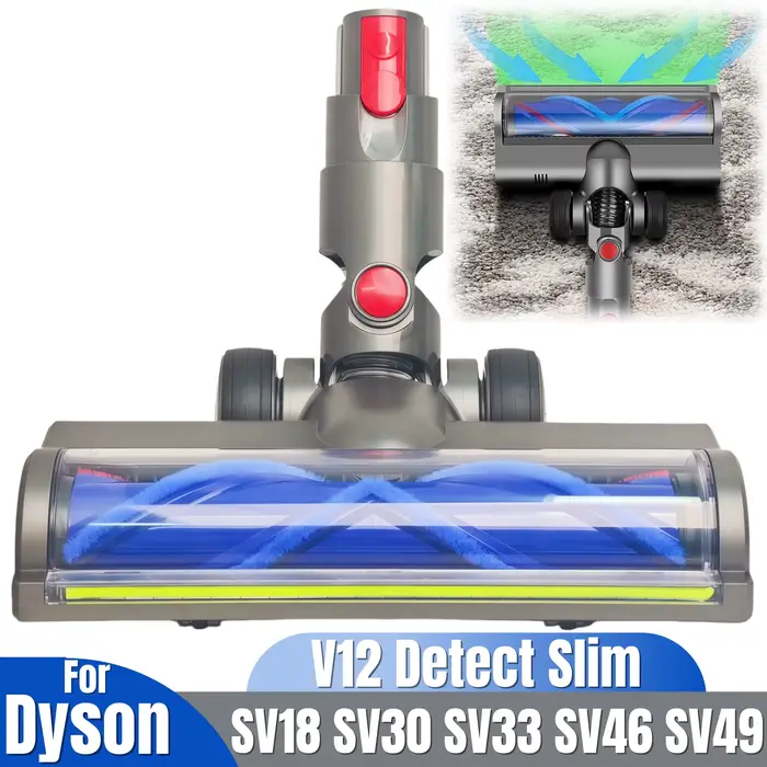 Tête de brosse à rouleau à entraînement direct V12 Detect Slim SV18 SV30 pour aspirateur Dyson V12