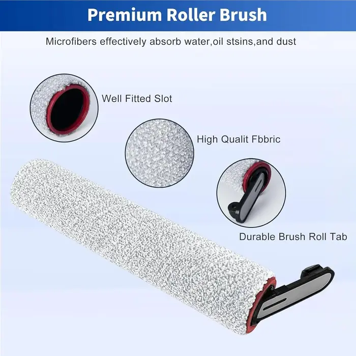 Rouleau d'aspirateur pour Dreame H14 Dual / H14 Pro / H14 / H20 Pro Plus / H20 Ultra / H30 Ultra, accessoires de filtre Hepa