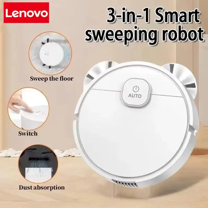 Robot de balayage intelligent 3 en 1, nettoyeur domestique, Rechargeable, entièrement automatique, aspiration 60000Pa, poils d'animaux