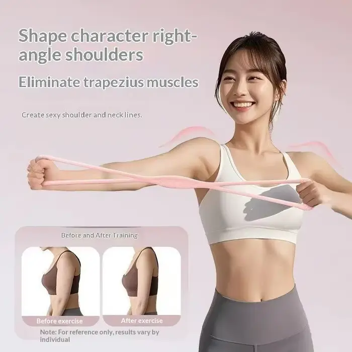 Bandes de résistance en silicone en forme de 8