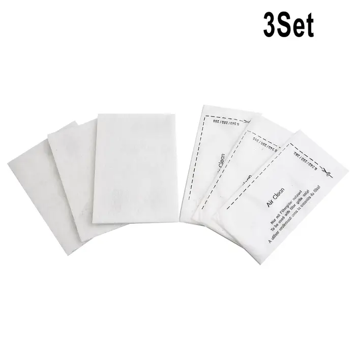 3 ensembles de filtres à vide