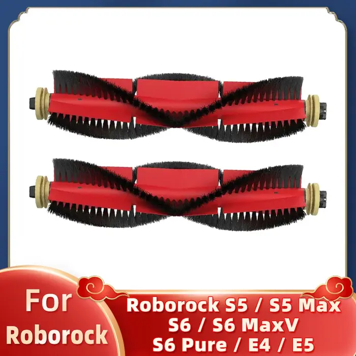 Compatible avec Xiaomi Mi Robot Vacuum Cleaner 1 / 1S SDJQR01RR SDJQR02RR Roborock E2 E3 E4 E5 S4 S4 Max S5 Brosse