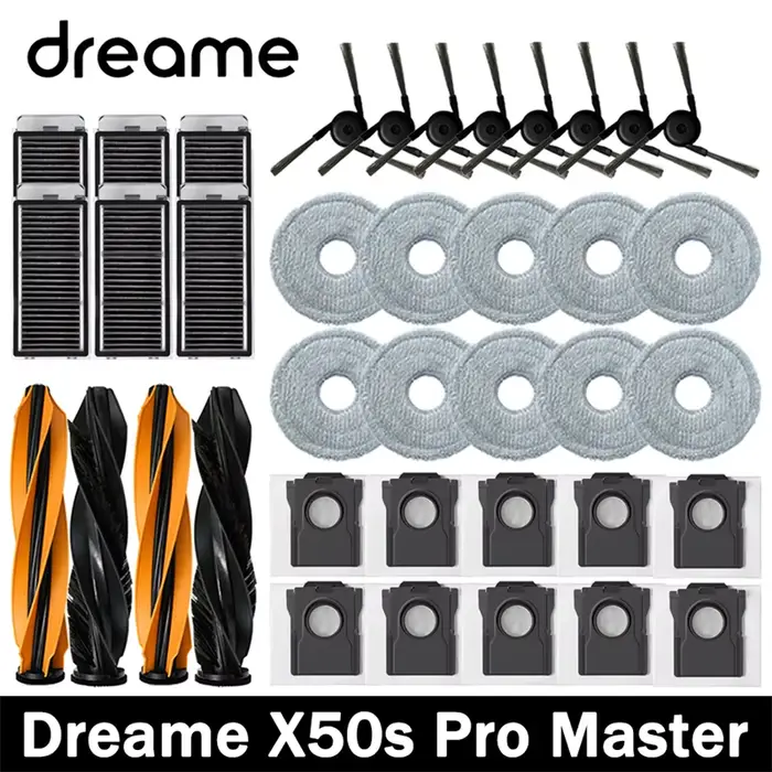 Accessoires pour aspirateur robot Dreame X50s Pro Master : brosse principale