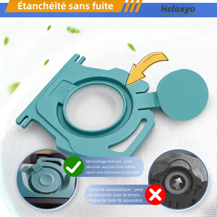Sacs de rechange pour aspirateur HyClean Air TU