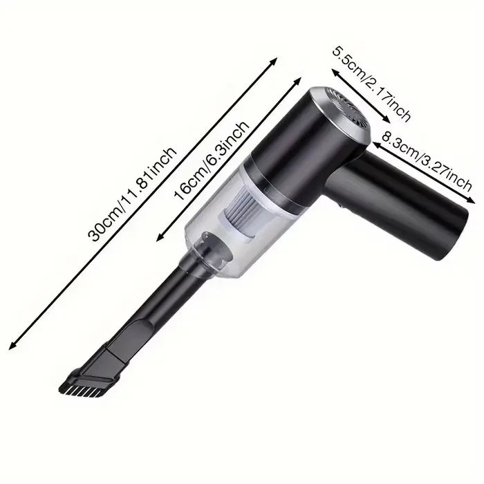 Mini aspirateur sans fil à forte aspiration, aspirateur rechargeable multifonctionnel, utilisé pour nettoyer l'ordinateur, la maison et la voiture