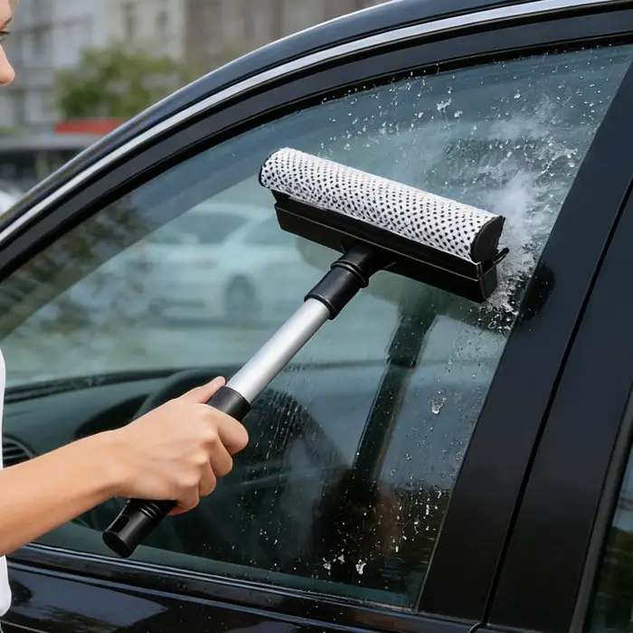 Brosse de nettoyage de voiture rétractable