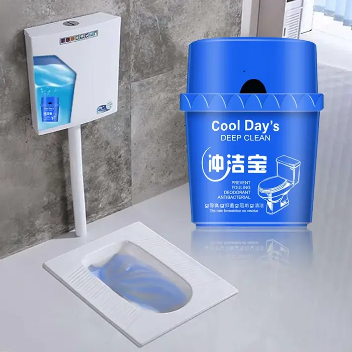 Nettoyant pour toilettes, comprimé effervescent, déodorant, nettoyant solide, nettoyeur automatique