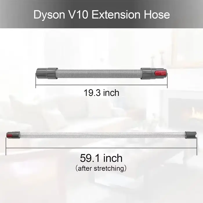 HOMEFISH Tuyau d'extension télescopique flexible pour aspirateur Dyson V7 V8 V10 V11 V15