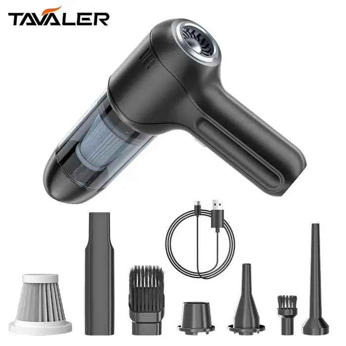 Aspirateur sans fil pour voiture, multifonctionnel et puissant, souffleur et aspirateur tout-en-un,