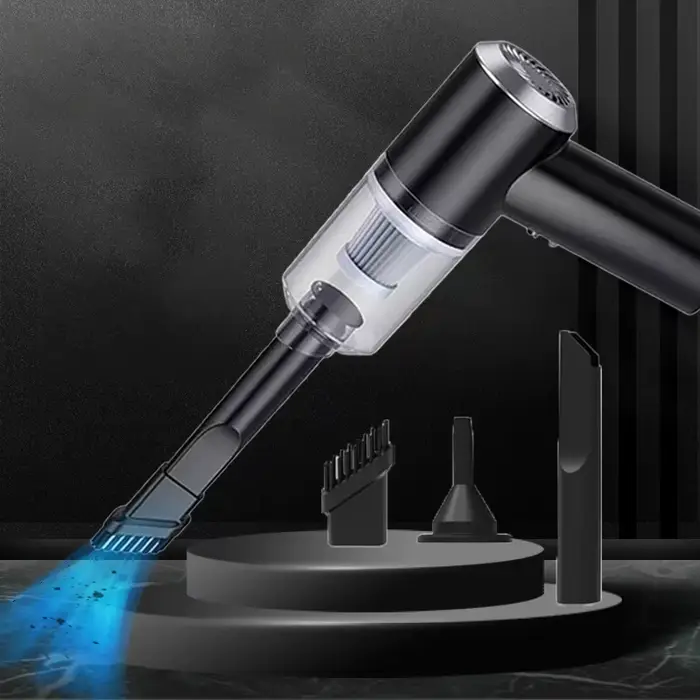 Aspirateur sans fil puissant et portable pour voiture, mini aspirateur à main à forte aspiration pour voiture et maison ▪