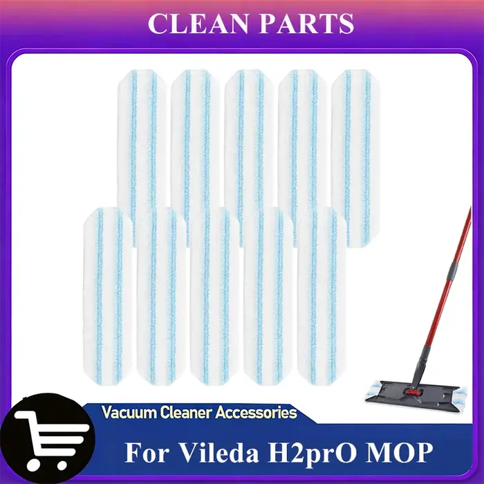 Tampons de rechange pour balai plat Vileda H2prO / 0-Cedar H2prO