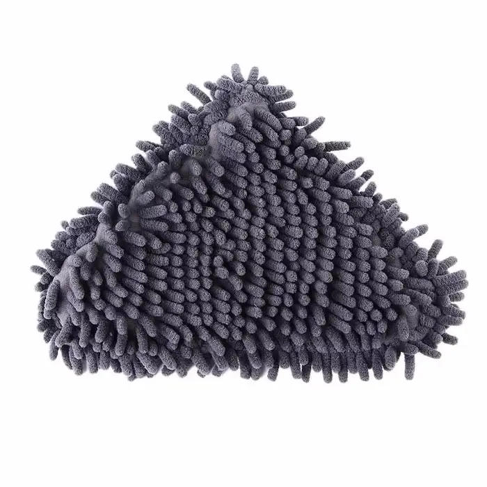 Laver les sols, outil de nettoyage plat en microfibre, tête de vadrouille triangulaire, accessoires de vadrouille anti-poussière