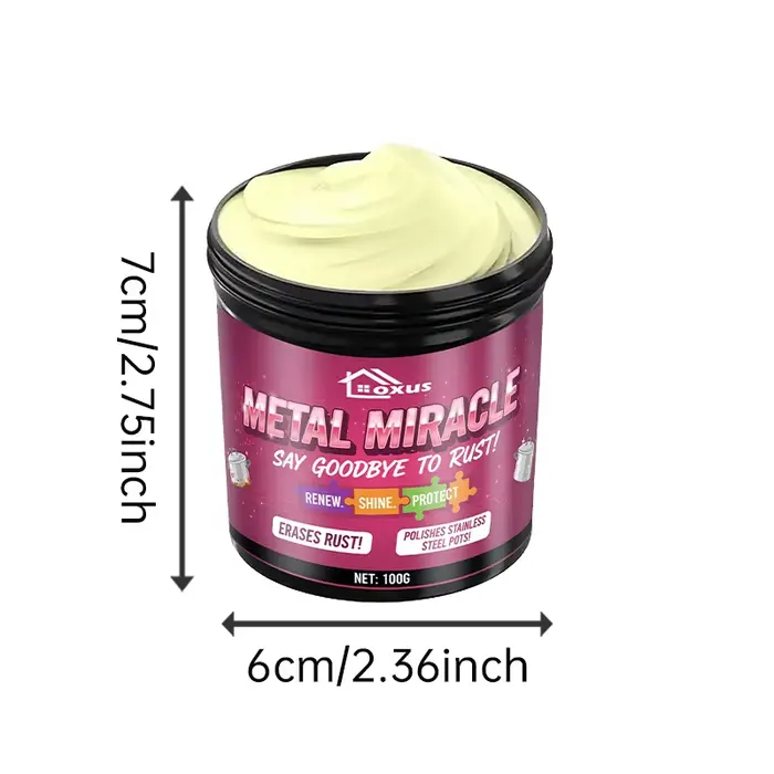 Pâte nettoyante puissante en acier inoxydable