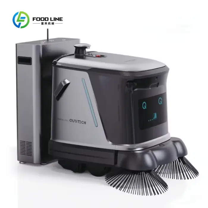 Robot de nettoyage industriel électrique autonome personnalisé, nouveau, intelligent, pour usage com
