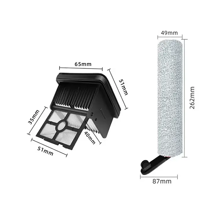 Dreame H12 Pro / H12Plus / H12Pro Plus Mix/H12 double aspirateur sec et humide pièces de rechange rouleau couvercle