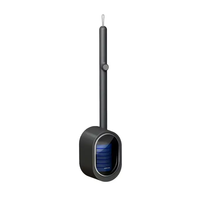 Brosse de toilette jetable murale avec installation sans perçage et solution de nettoyage intégrée