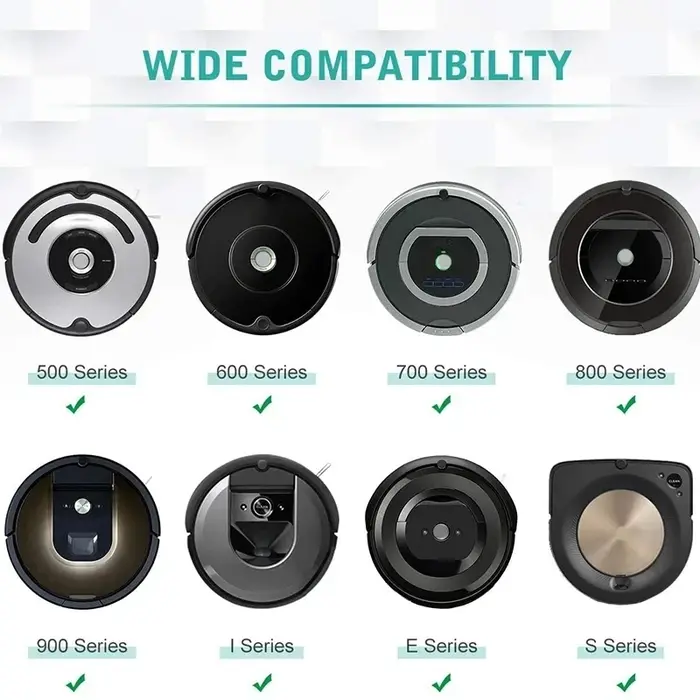 Ensemble de roulettes de roue avant de remplacement pour aspirateur iRobot Roomba, J7, I3, i7 + Plus