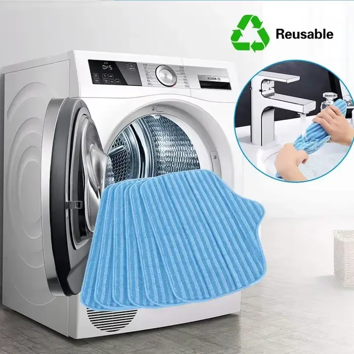 Tampons de vadrouille en microcarence compatibles avec le nettoyeur vapeur DuKisNeat McCulloch MC1275 et SF-140 SF-275/SF-370 Steamfast