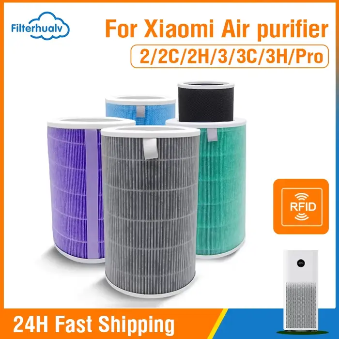 Remplacement pour purificateur d'air Xiaomi 1/2/2S/2C/2H/3/3C/3H filtre Xiaomi purificateur d'air Xi
