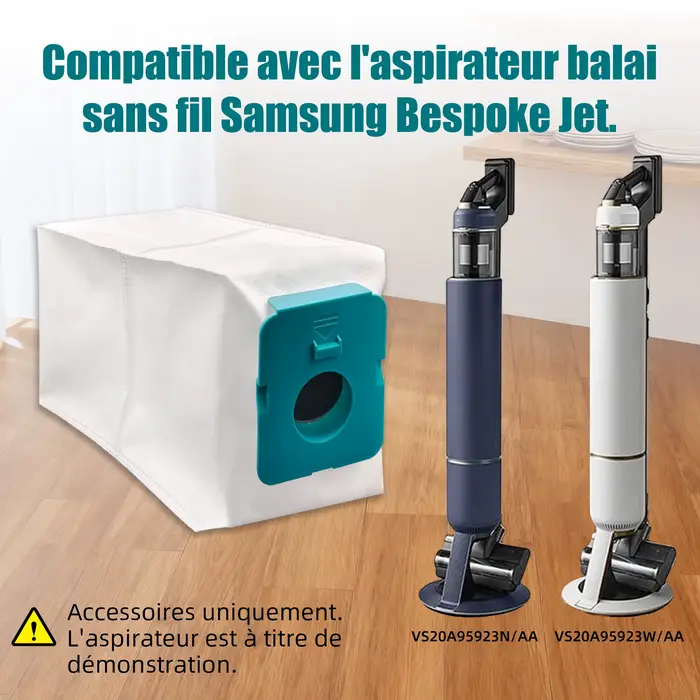 Sac à poussière pour aspirateur Robot Samsung sur mesure VCA-ADB95 VS20A95923W